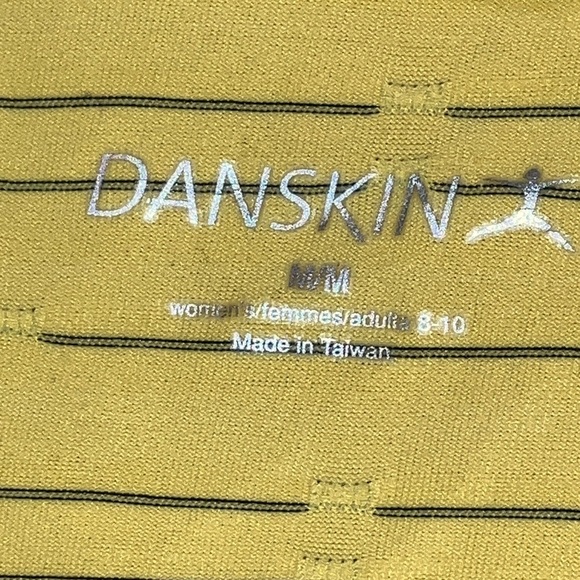 Danskin Women’s size medium exercise top or under layer in lovely yellow hue. - Picture 3 of 8